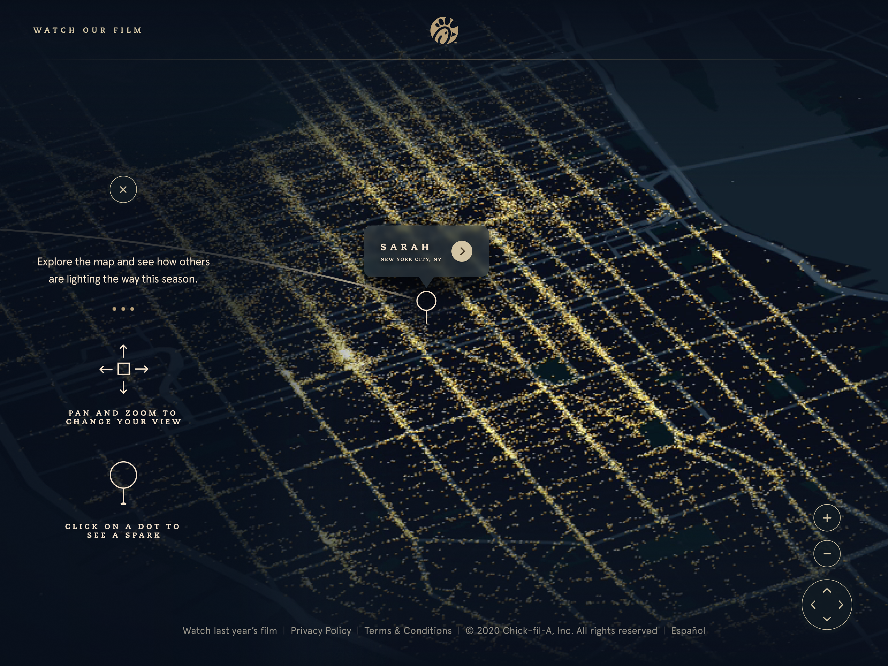 Location Interaction — map pin popup with navigation hints